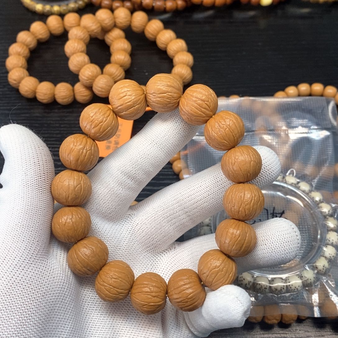 猴头核桃手串聚宝盆17➕原皮原色