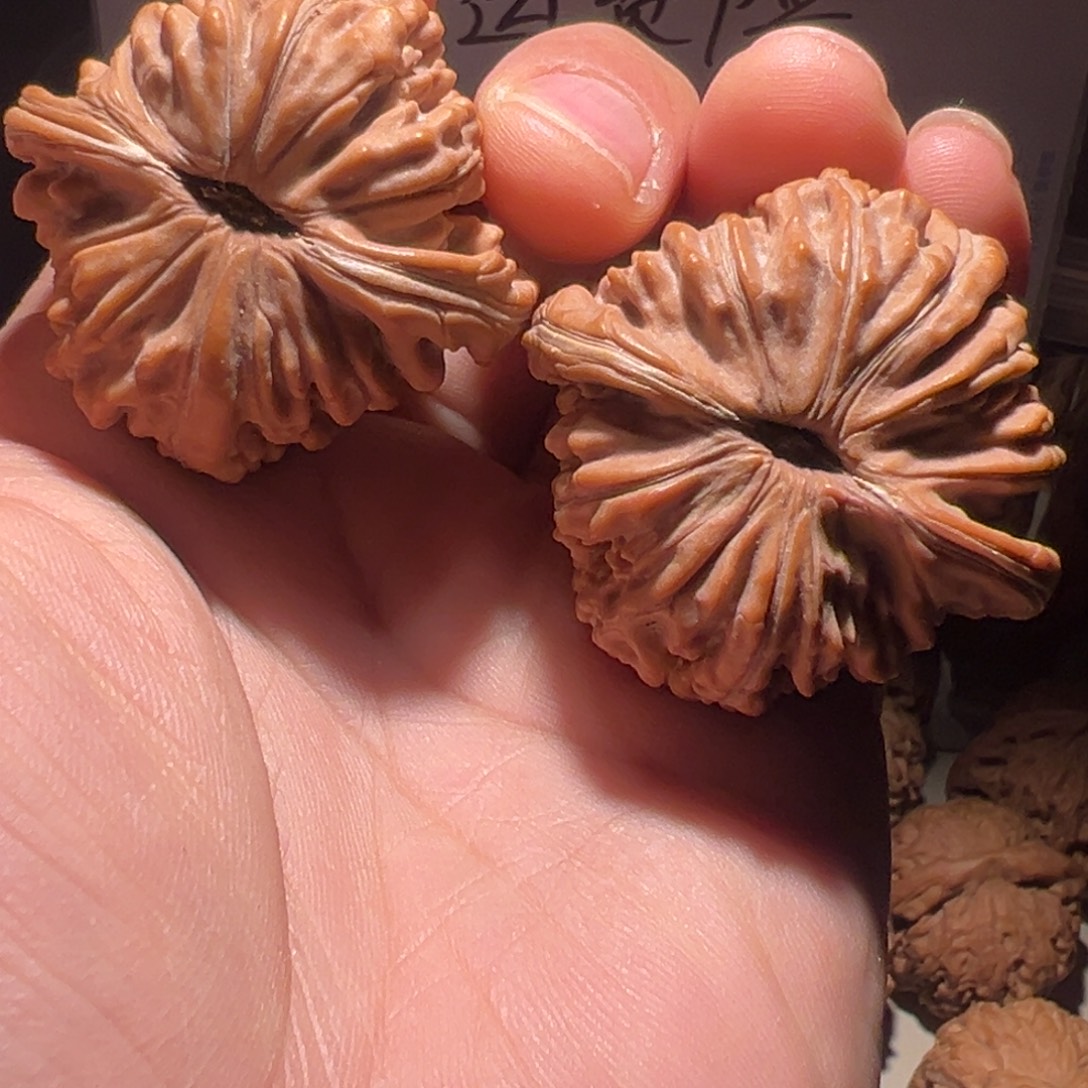 把件文玩核桃42尺全品平谷四座楼