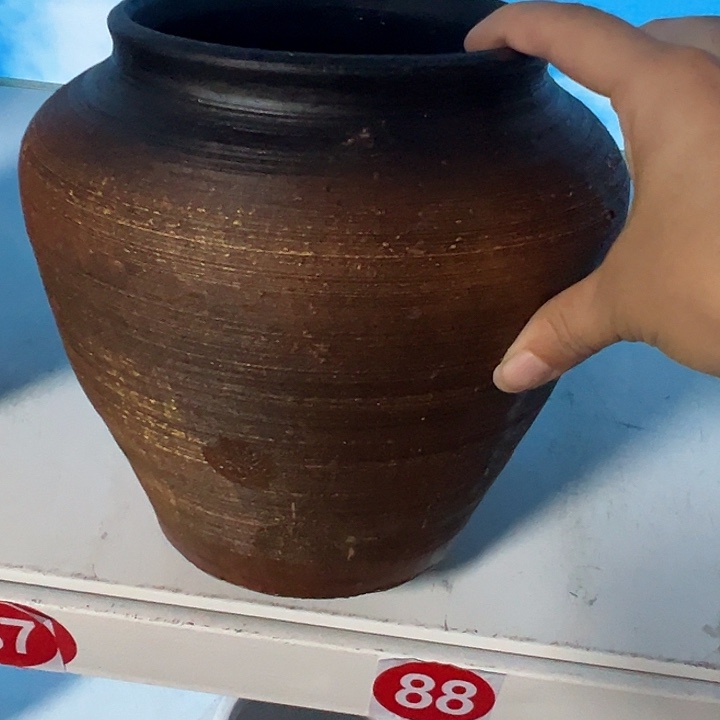 粗陶盆默认打孔高20口14