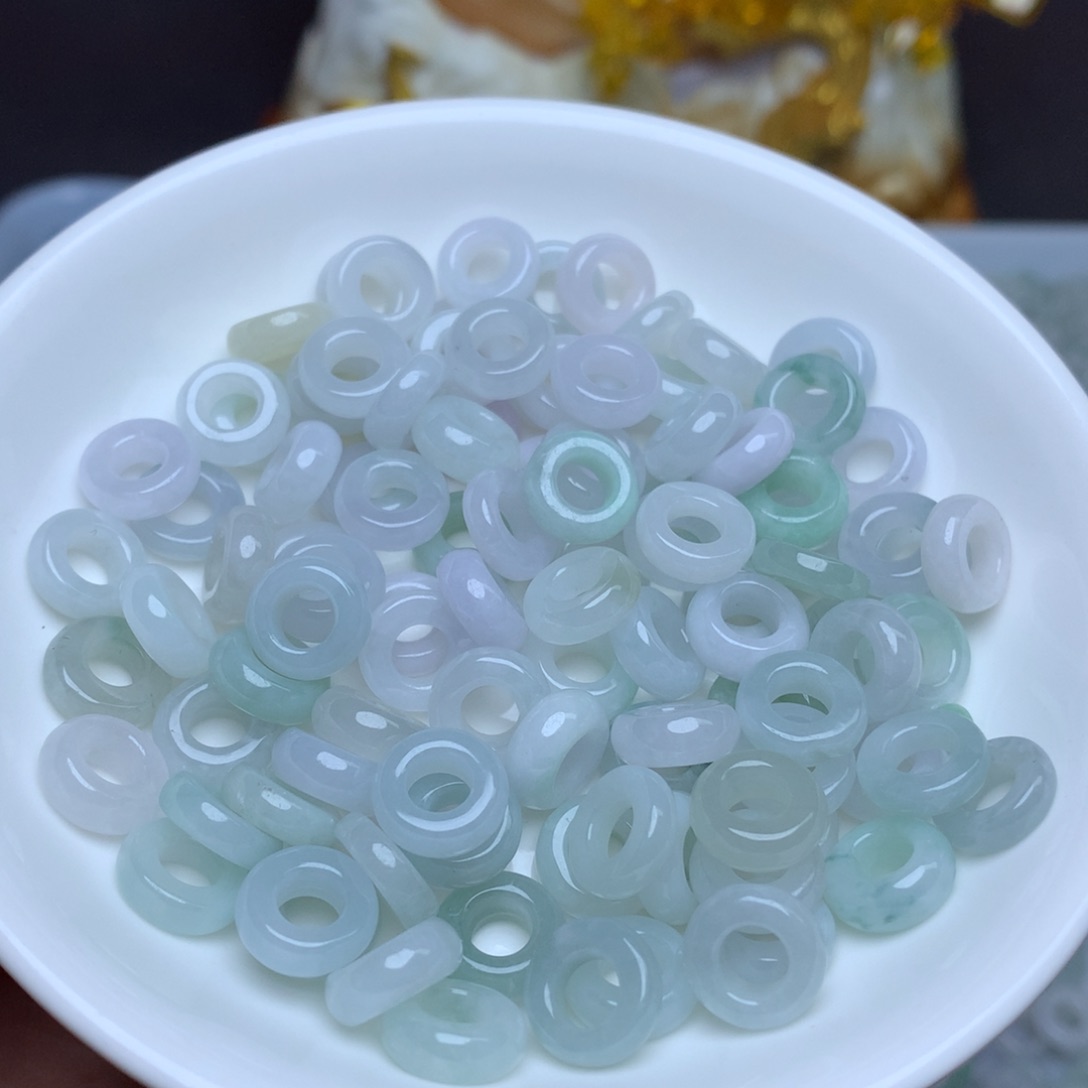 【闪购商品】翡翠手链未镶嵌卡10玉环20个