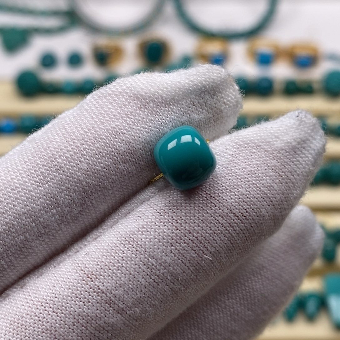 绿松石未镶嵌珠宝奇石老型8.5mm