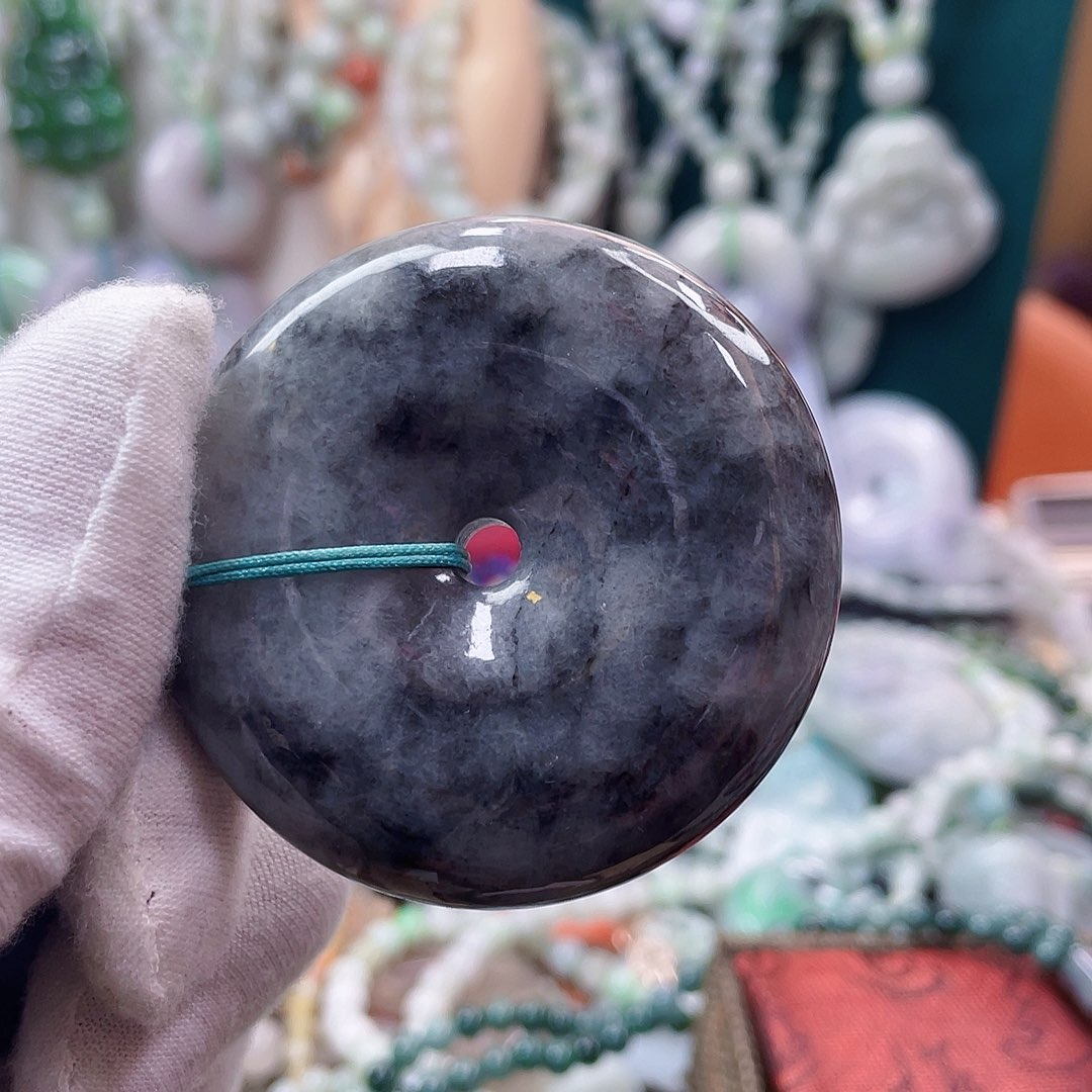 翡翠未镶嵌颈饰毛衣链