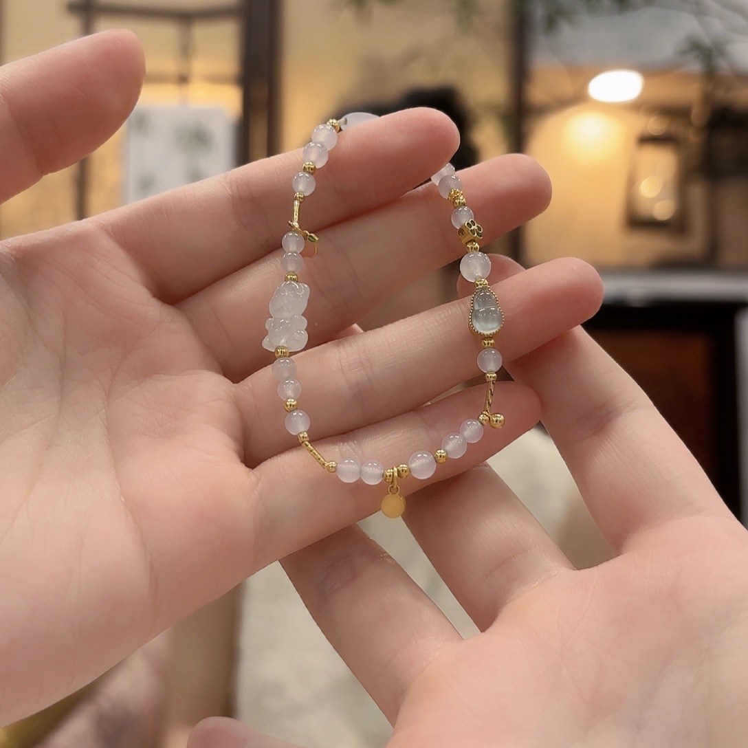 未镶嵌手链翡翠手串