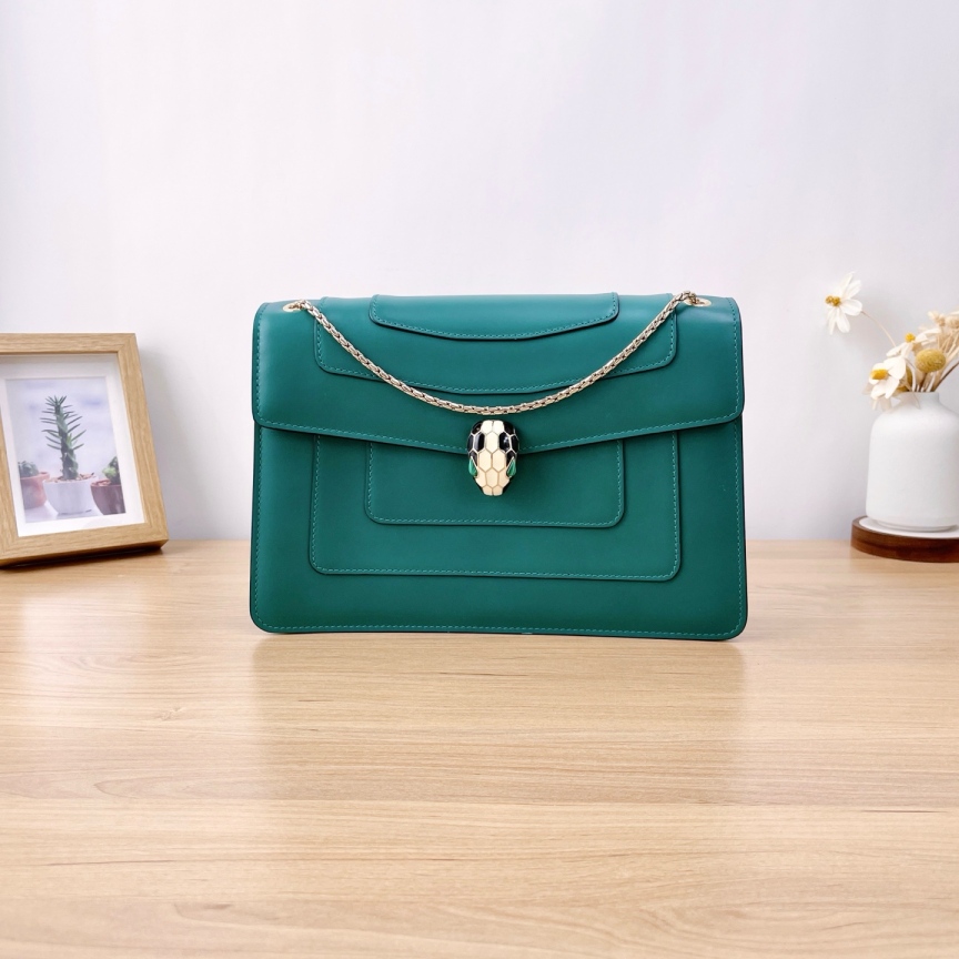 95新 BVLGARI/宝格丽 蛇头包/单肩包/9196