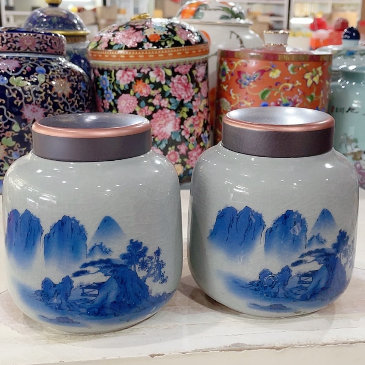 【闪购商品】罐陶瓷茶叶罐密封罐