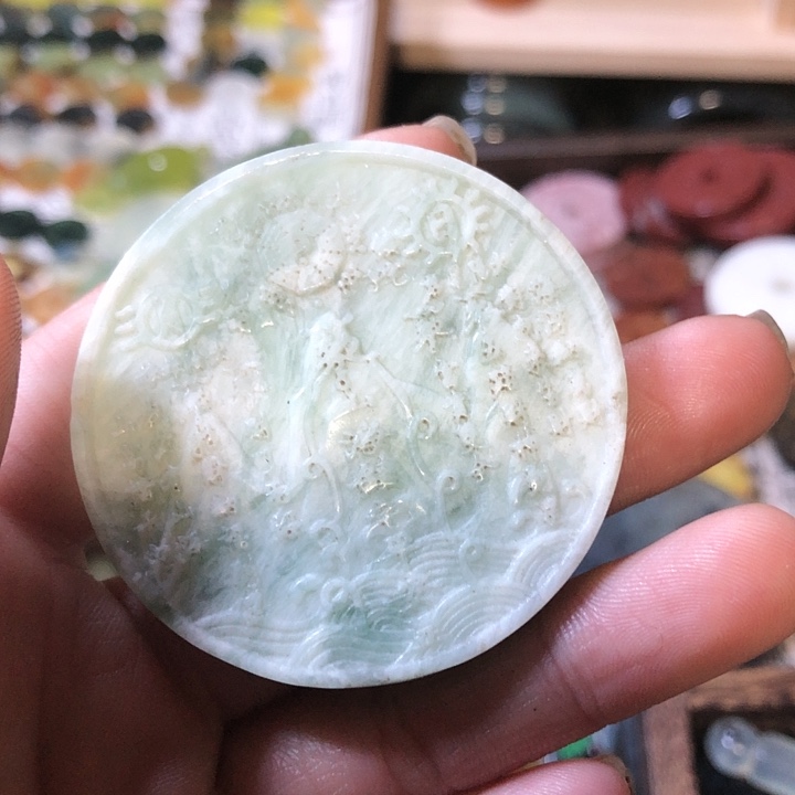 岫玉岫玉挂件未镶嵌