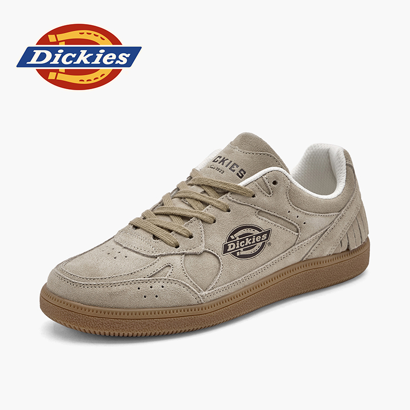 Dickies秋季新款低帮厚底圆头时尚休闲鞋男鞋情侣复古百搭板鞋男