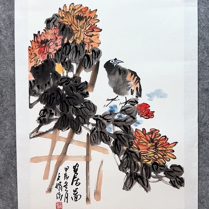 国画哪吒位姐妹知道是怎么