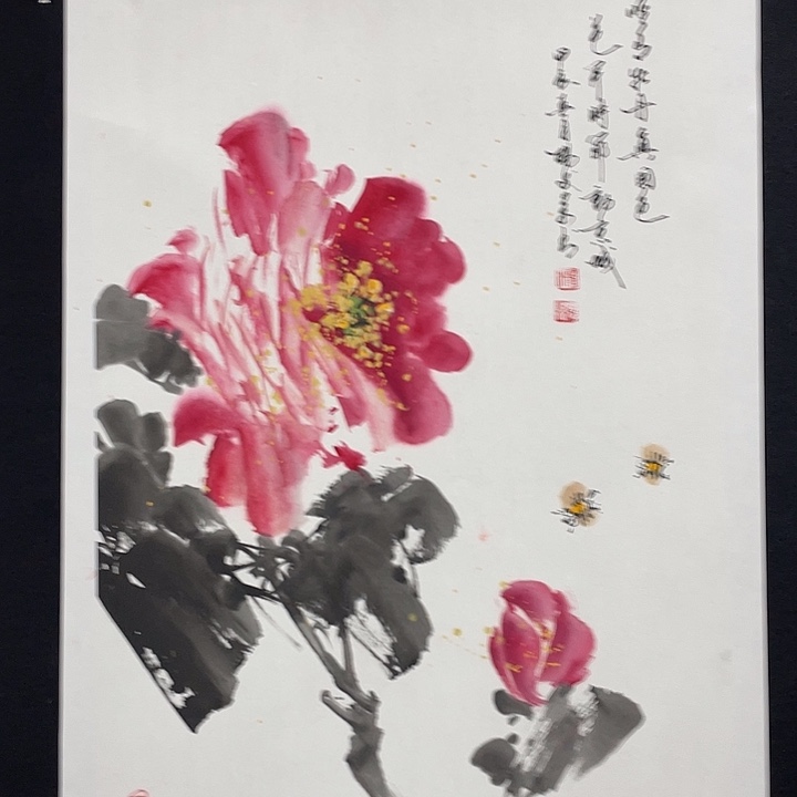 国画老师手绘作品