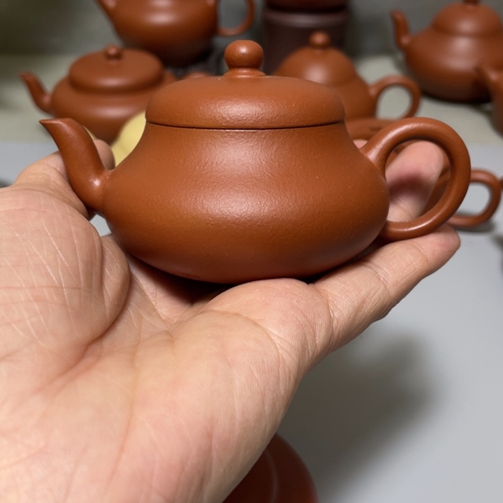 紫砂茶壶微微瑕小君德壶
