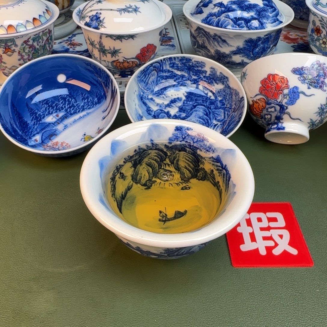 陶纯手工纯手绘茶具308