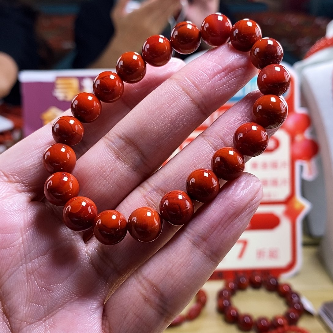 未镶嵌9.5mm（多样性发一）典藏南红玛瑙