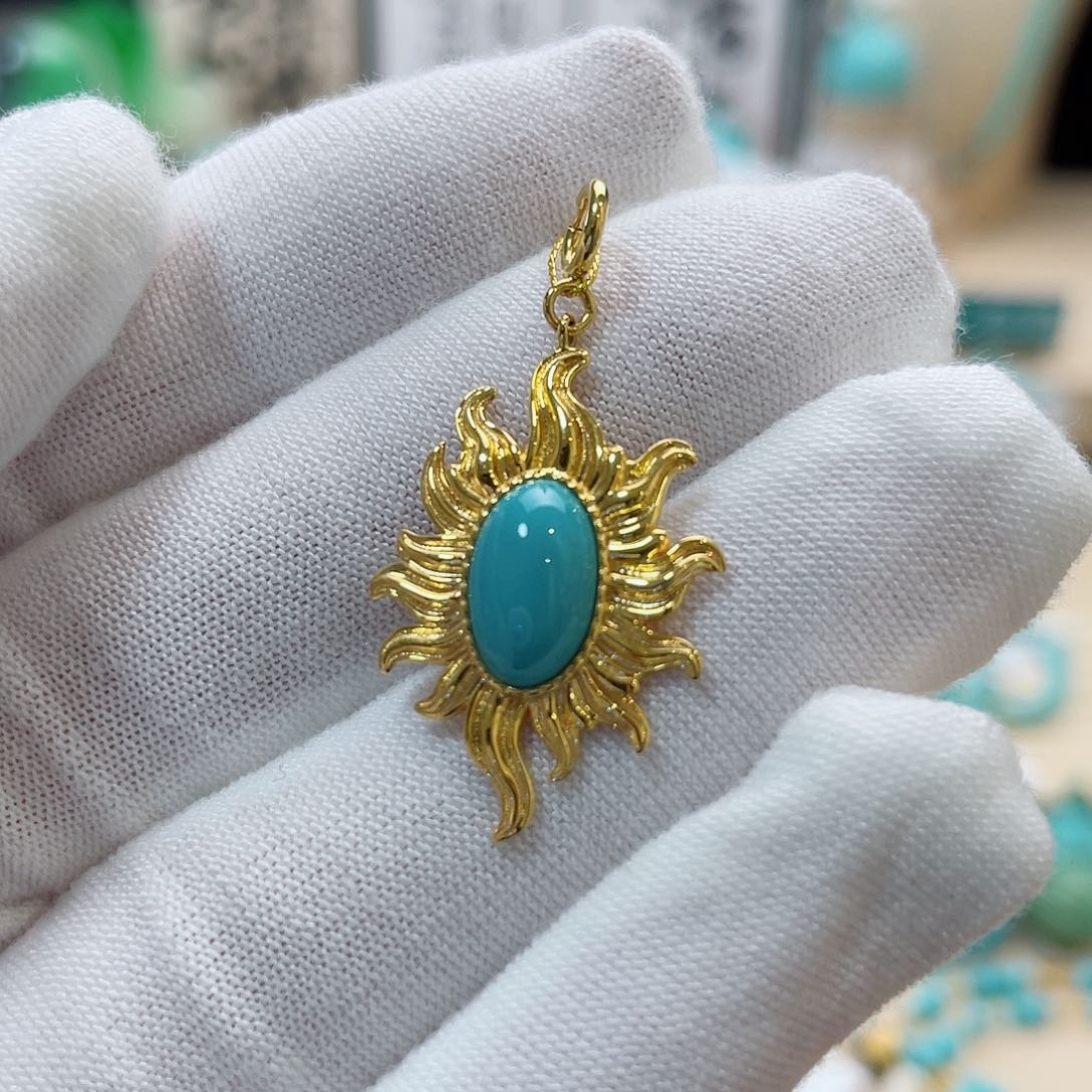 绿松石珠宝奇石未镶嵌