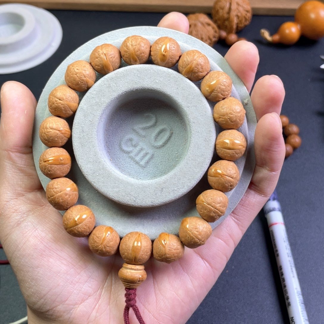 凤眼菩提手串14左右尺寸k31凤眼菩提D22同树封眼