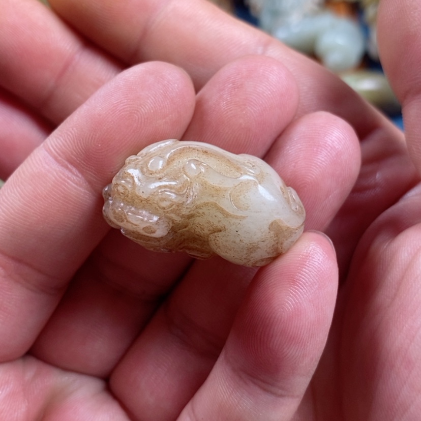 【闪购商品】和田玉挂件未镶嵌小**啊