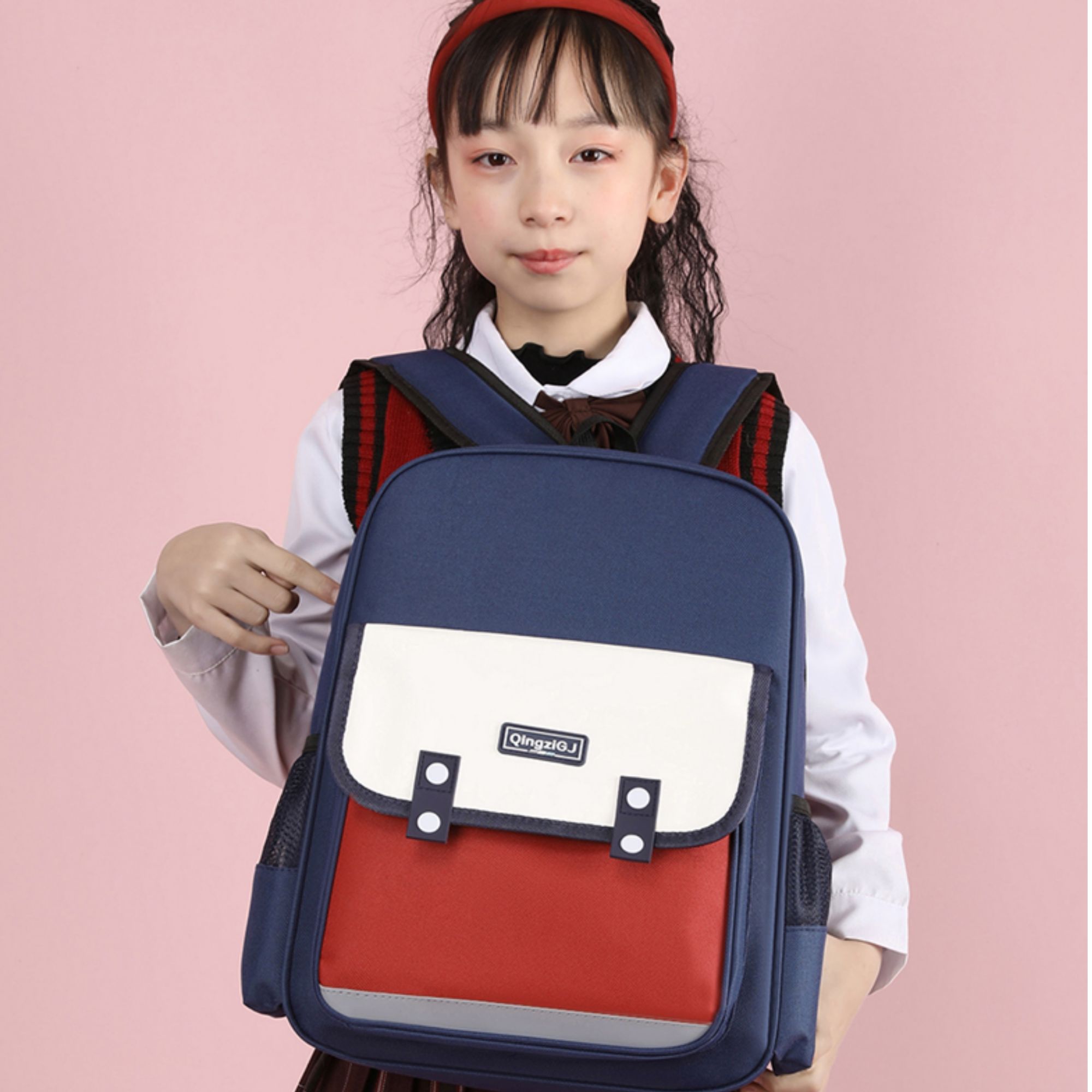 儿童小学生幼儿轻便超轻韩版时尚休闲学院双肩背书包