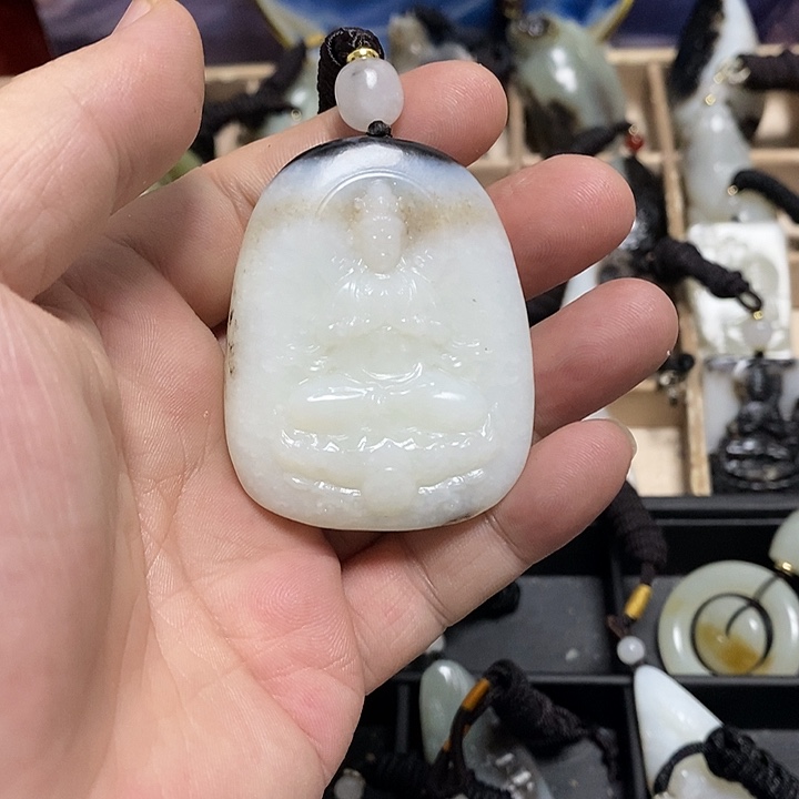 胧***风和田玉未镶嵌颈饰