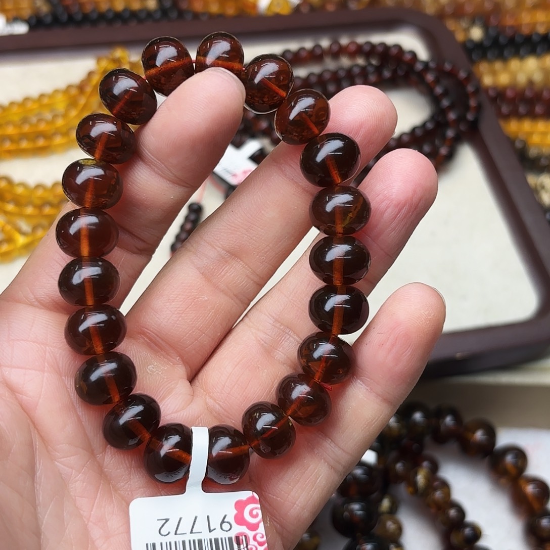 汤***圈琥珀未镶嵌裸石十二91772