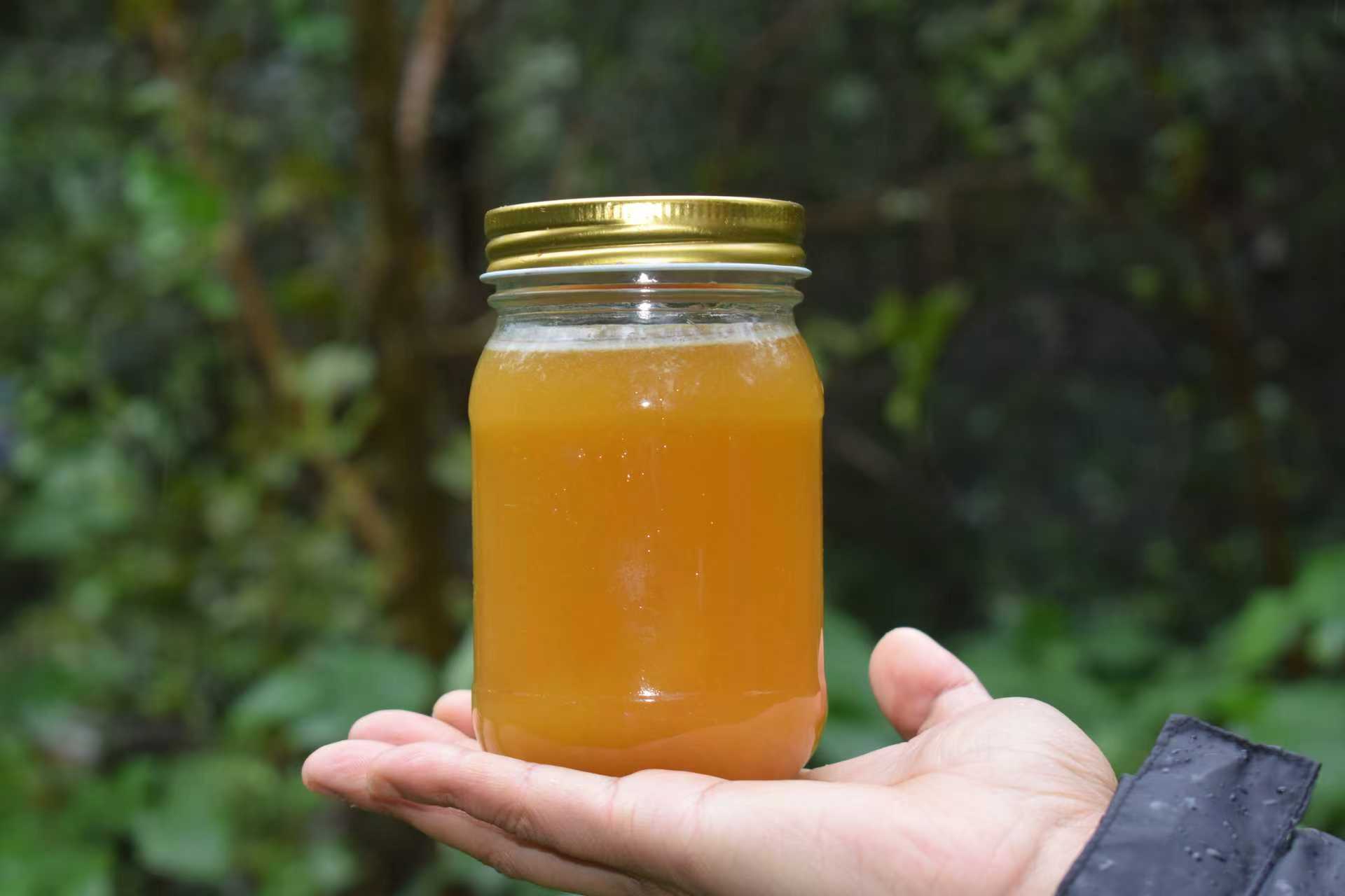 《假一赔十》深山圆桶土蜂蜜百花蜜然原生态成熟无添加土蜂蜜