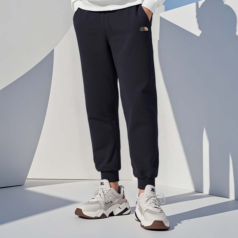 动感北面男生春秋季闲裤宽松休闲束脚裤长裤舒适百搭情侣运动裤子
