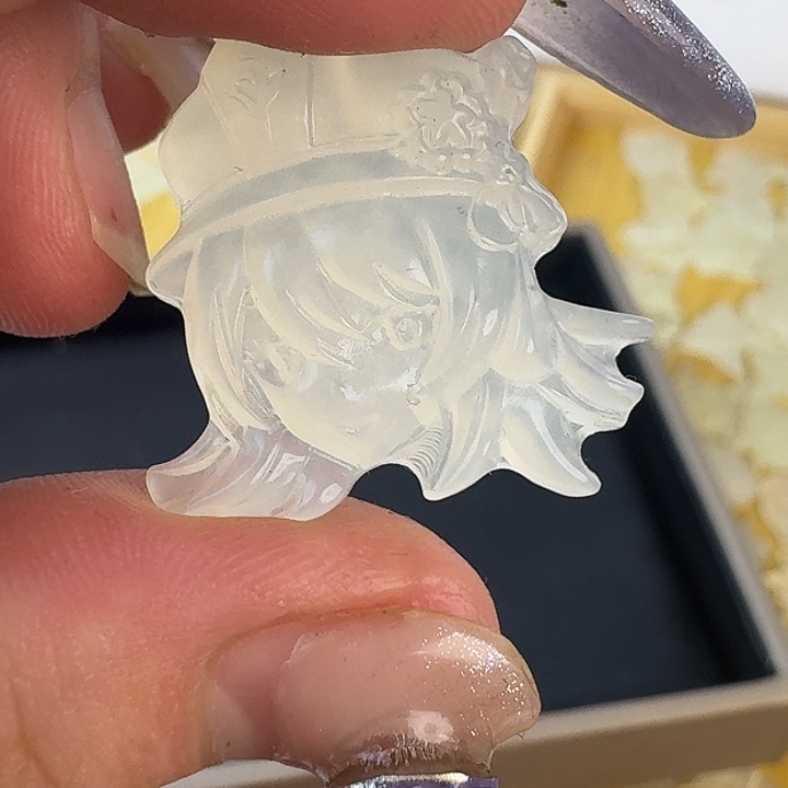 北***蛇纹石玉合金吊坠(赠链)