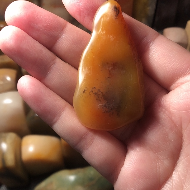 印石昌化石昌化田黄挂件料