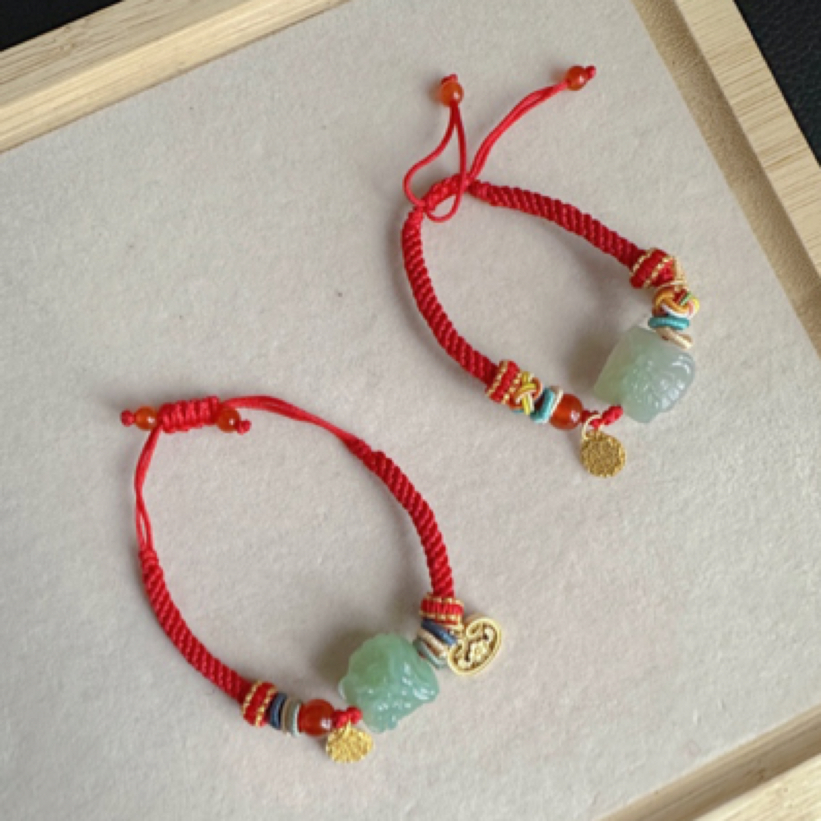 和田玉青海料小醒狮宝宝编织时尚小饰品配件多样性拍一发一