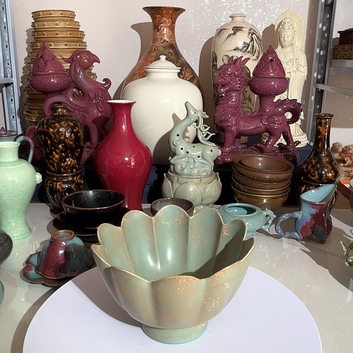 瓷片摆件摆件摆件