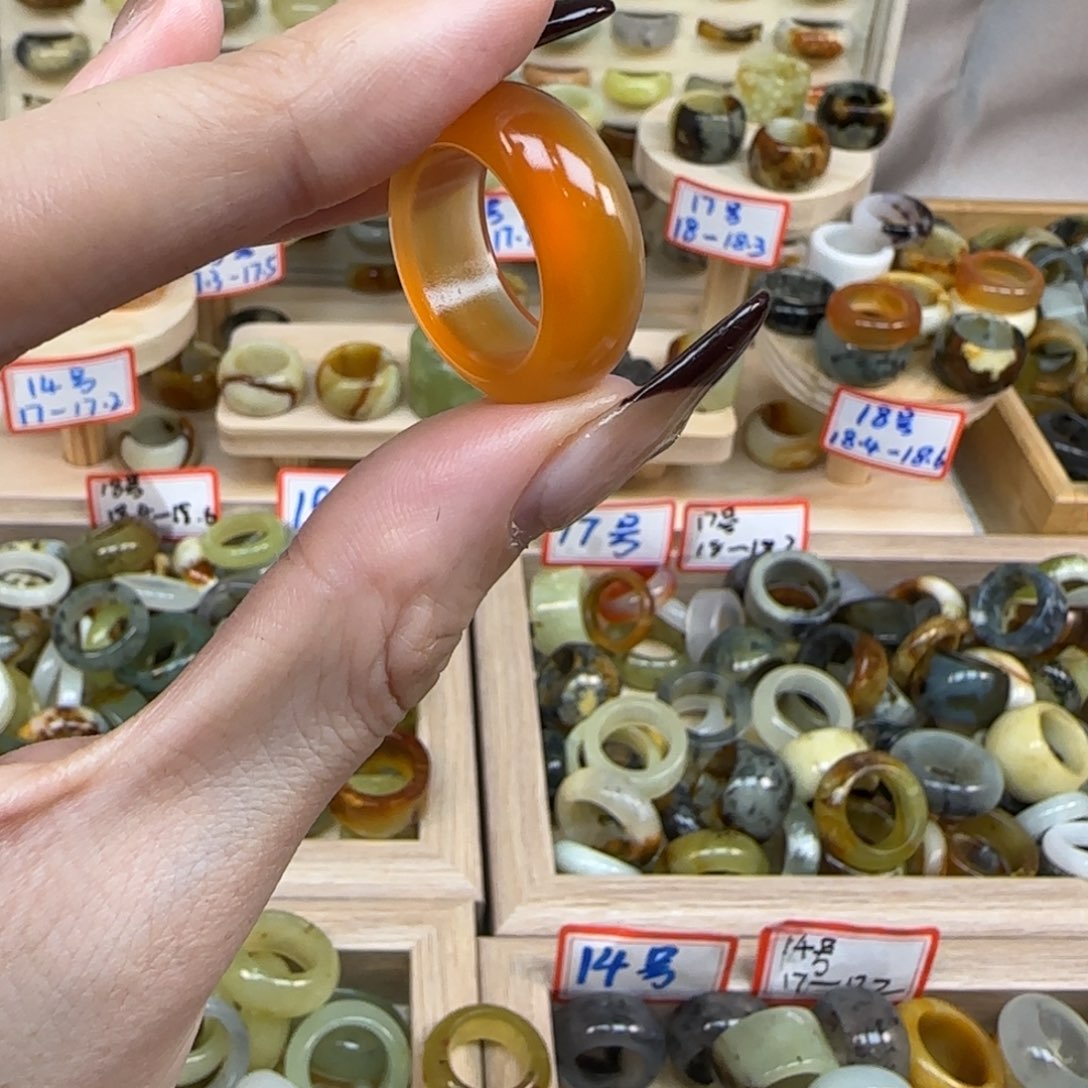 岫玉岫玉直切内径17.8未镶嵌@*向