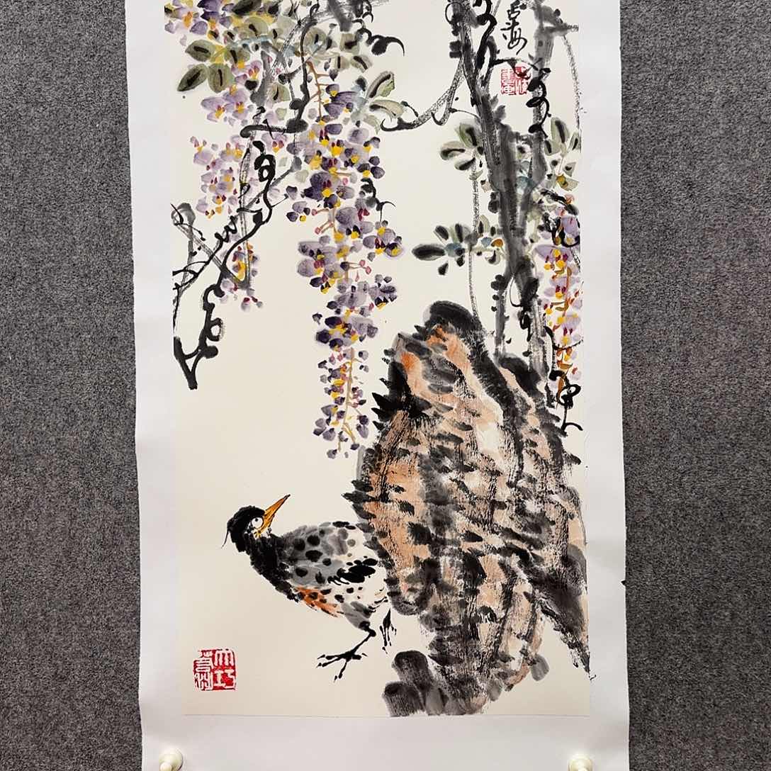 国画王占海老师手绘作品