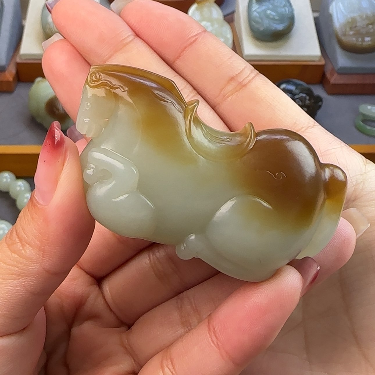 【闪购商品】和田玉颈饰未镶嵌韩*嘎