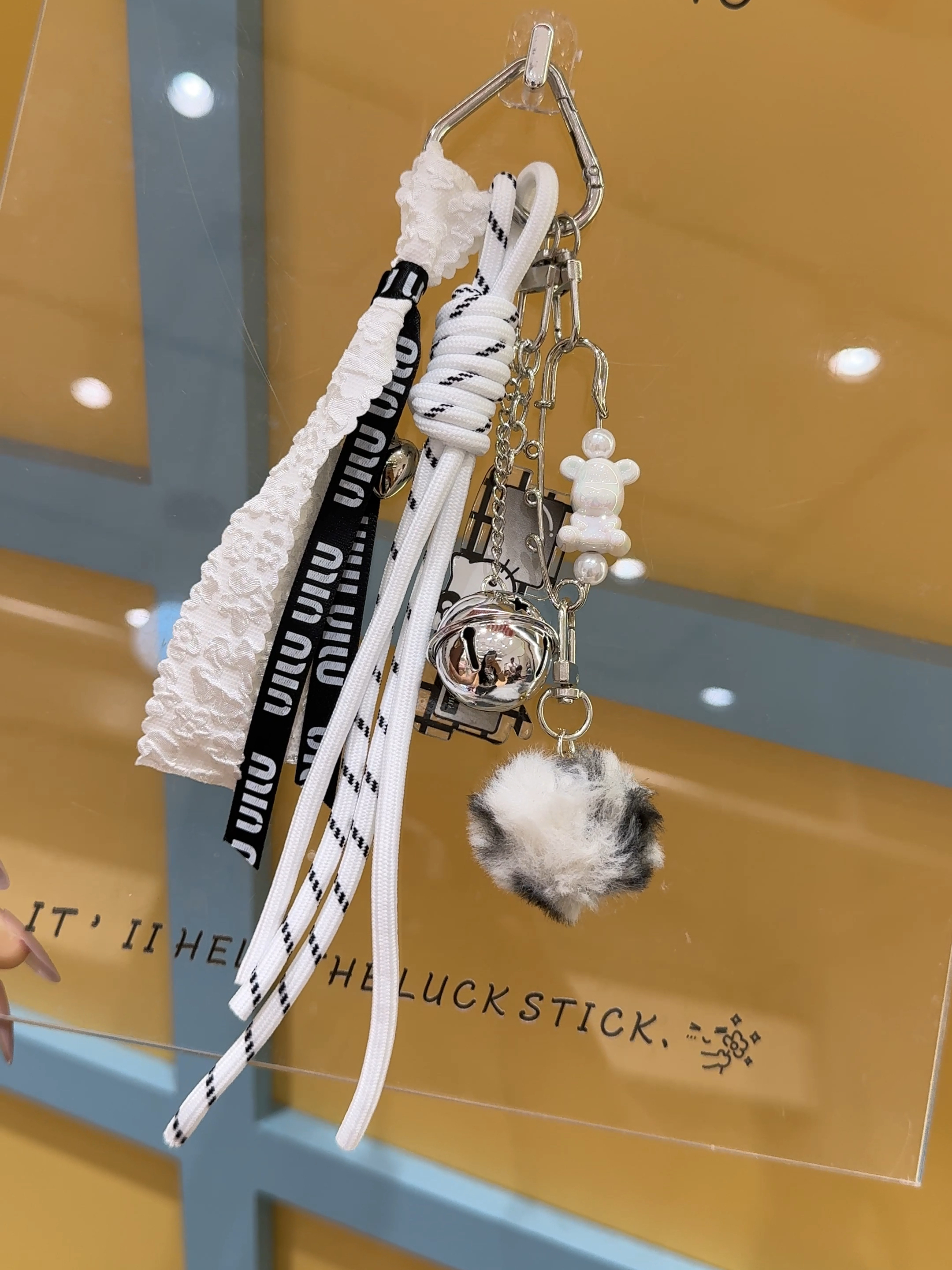 【KT眼镜】潮玩手机壳挂件DIY饰品包挂饰创意个性可爱手机链