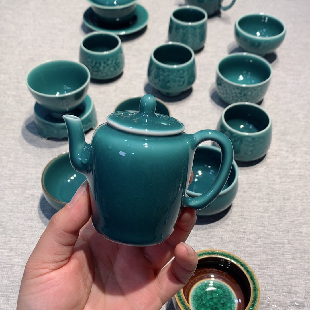 s****l龙泉青瓷茶具茶壶
