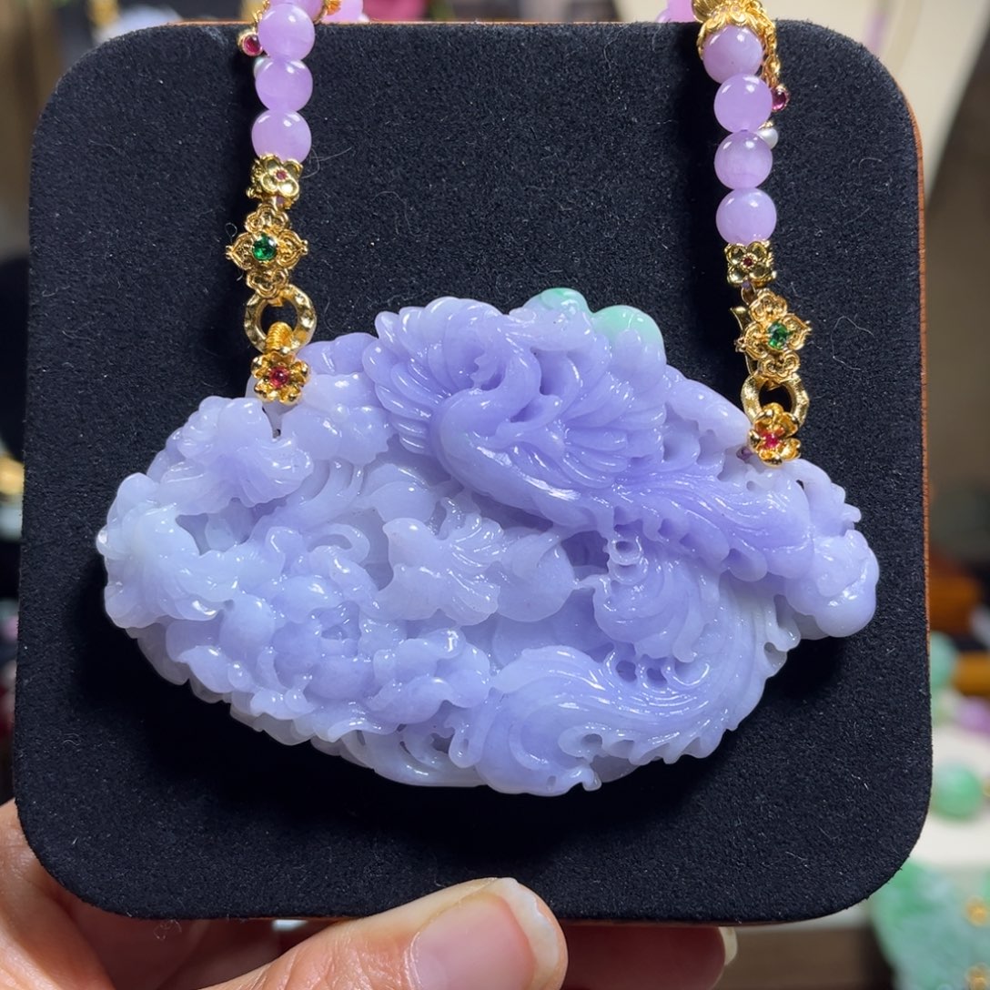 翡翠未镶嵌颈饰天然翡翠