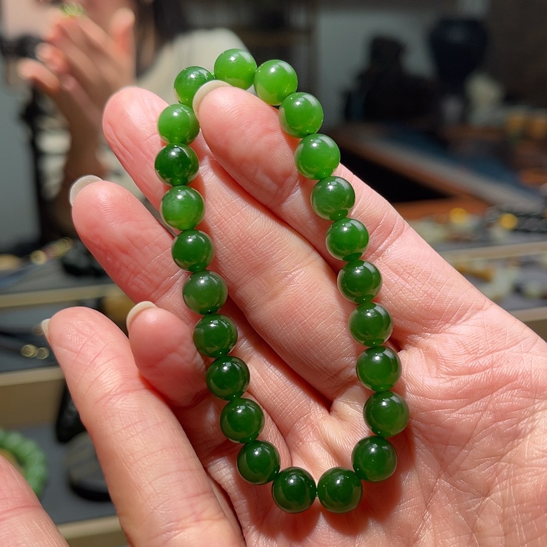 和田玉手链未镶嵌