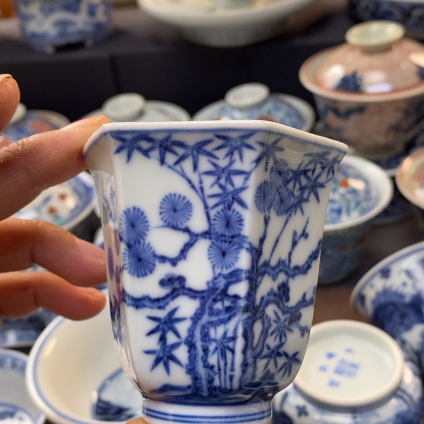 【闪购商品】景德镇青花主人杯