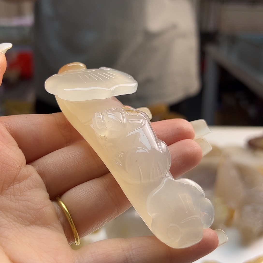 玛瑙/玉髓未镶嵌吊坠(不含链)
