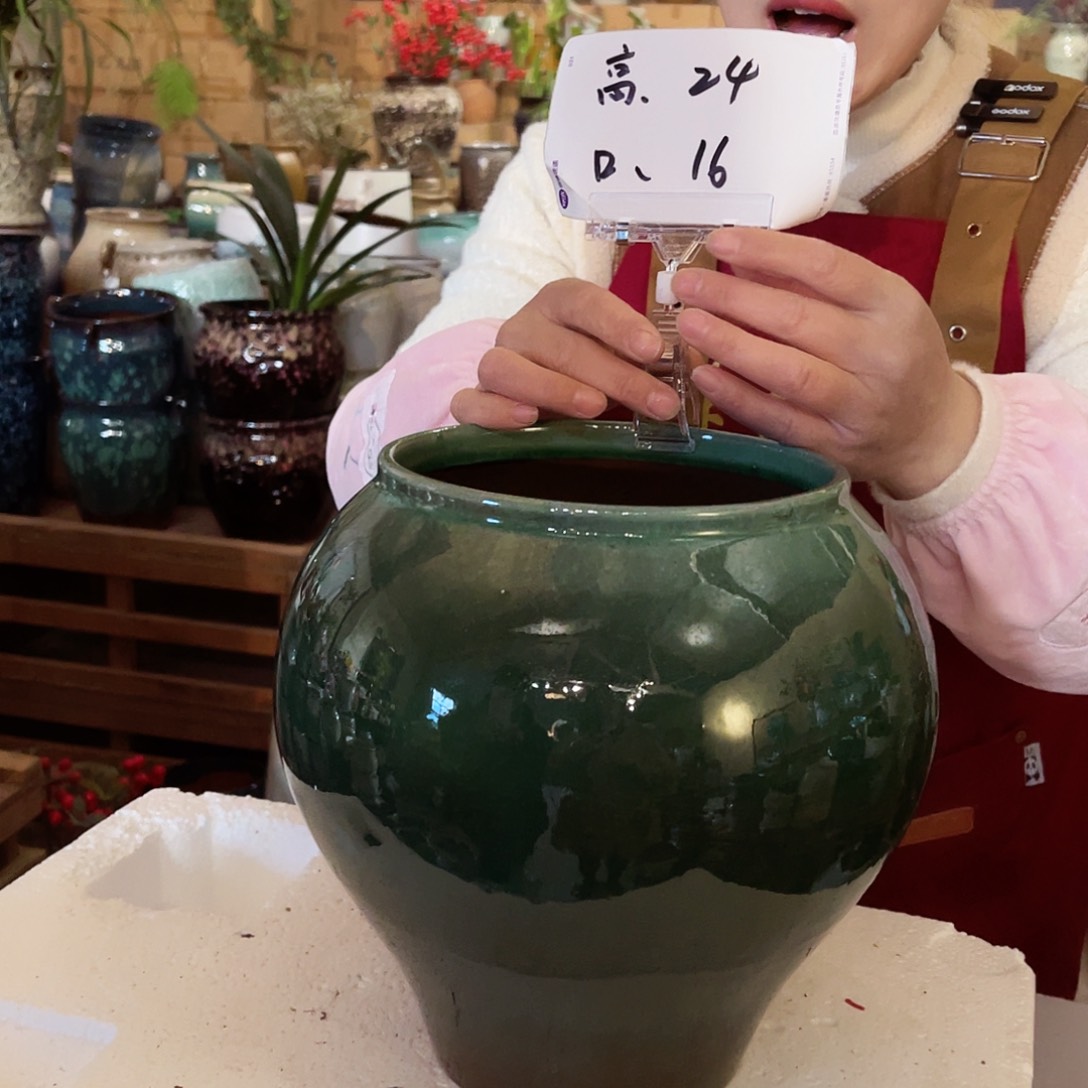 紫砂花盆高度24口径16