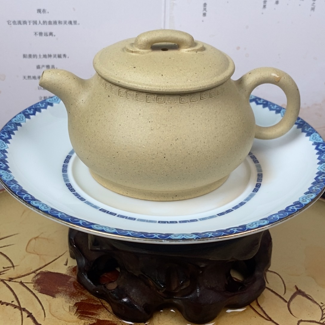 紫砂茶壶台西本绿200