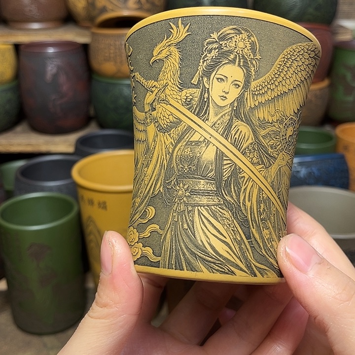 茶杯紫砂宜兴紫砂茶具正品