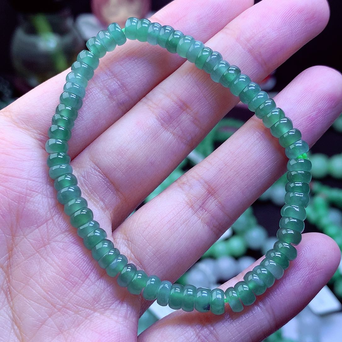 翡翠未镶嵌毛衣链