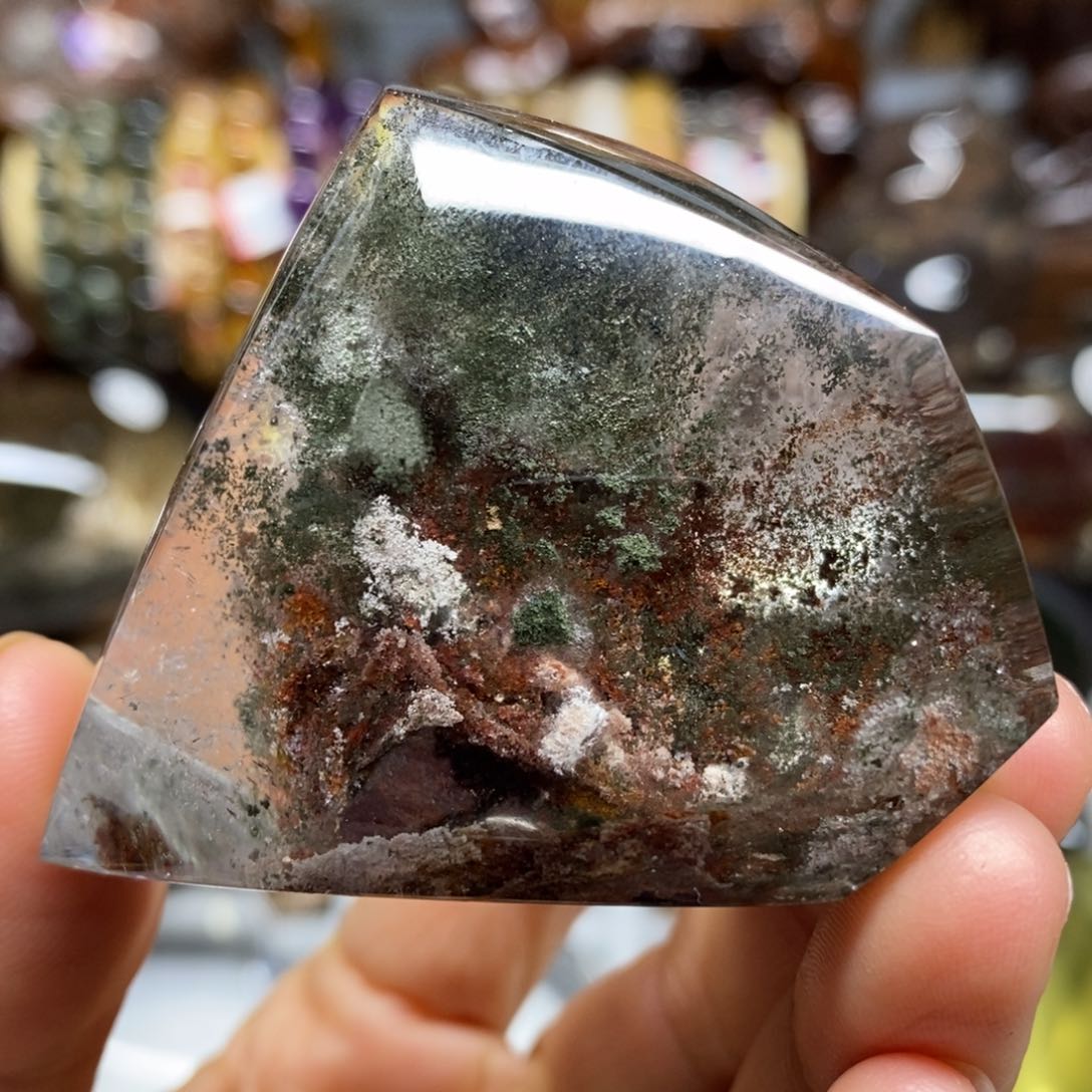 水晶原石手把摆件未镶嵌