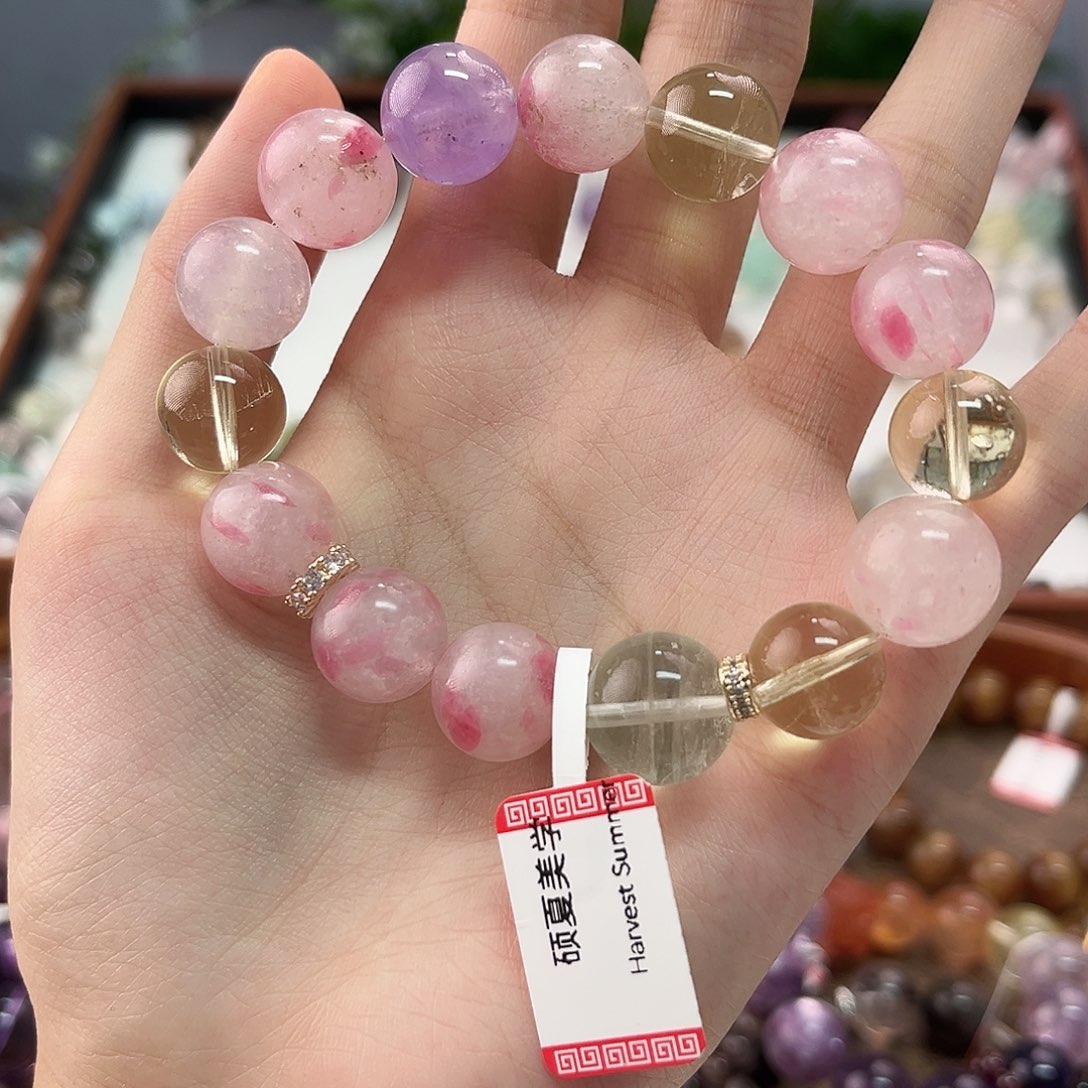 未镶嵌手链水晶12-13mm