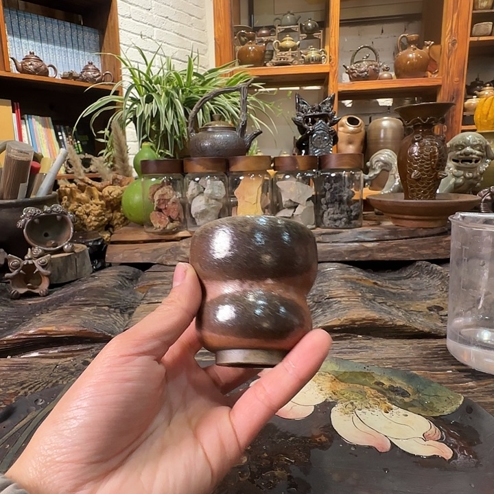 杯崔家龙窑高温柴烧100cc