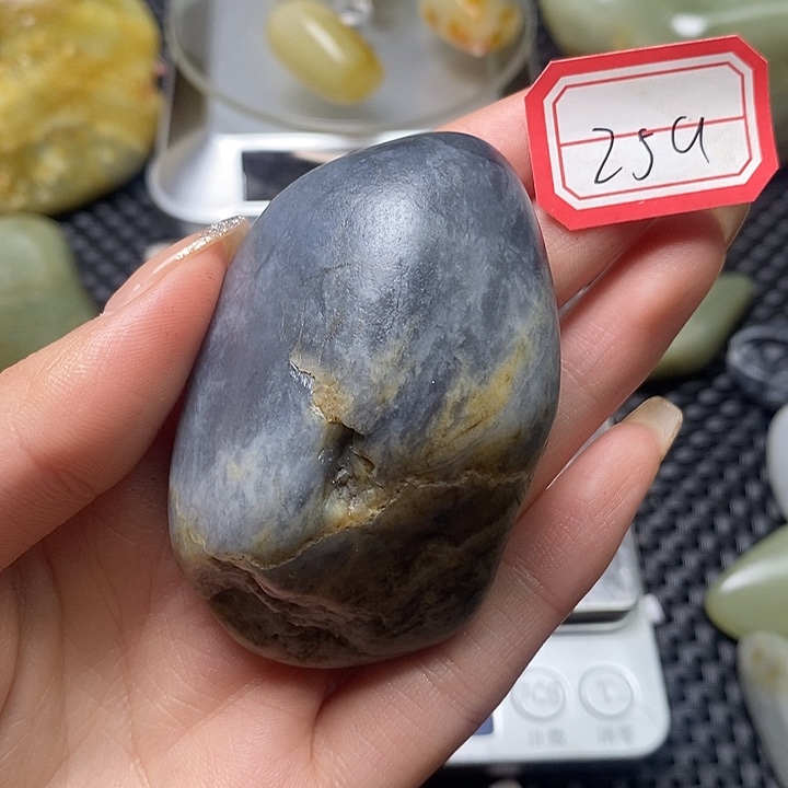 和田玉未镶嵌挂件259