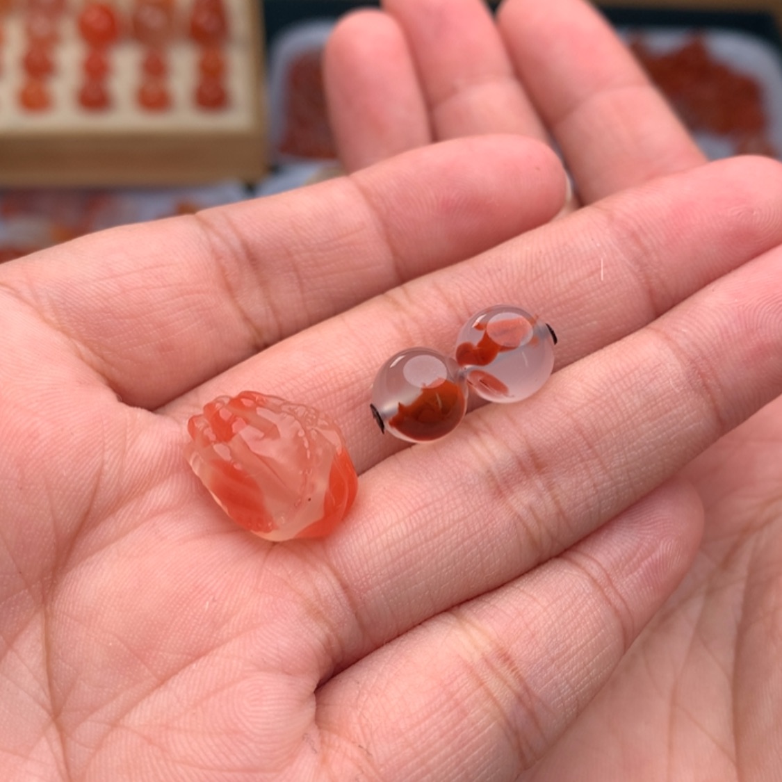 【闪购商品】未镶嵌南红玛瑙珠宝奇石吴***水