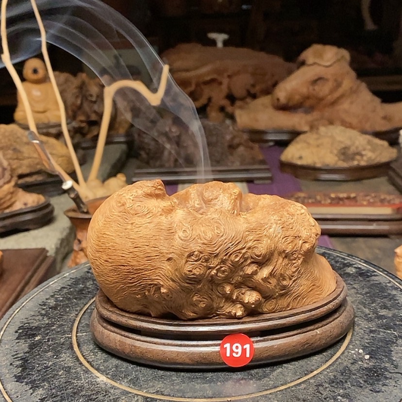 【闪购商品】191号荔枝木香炉工艺