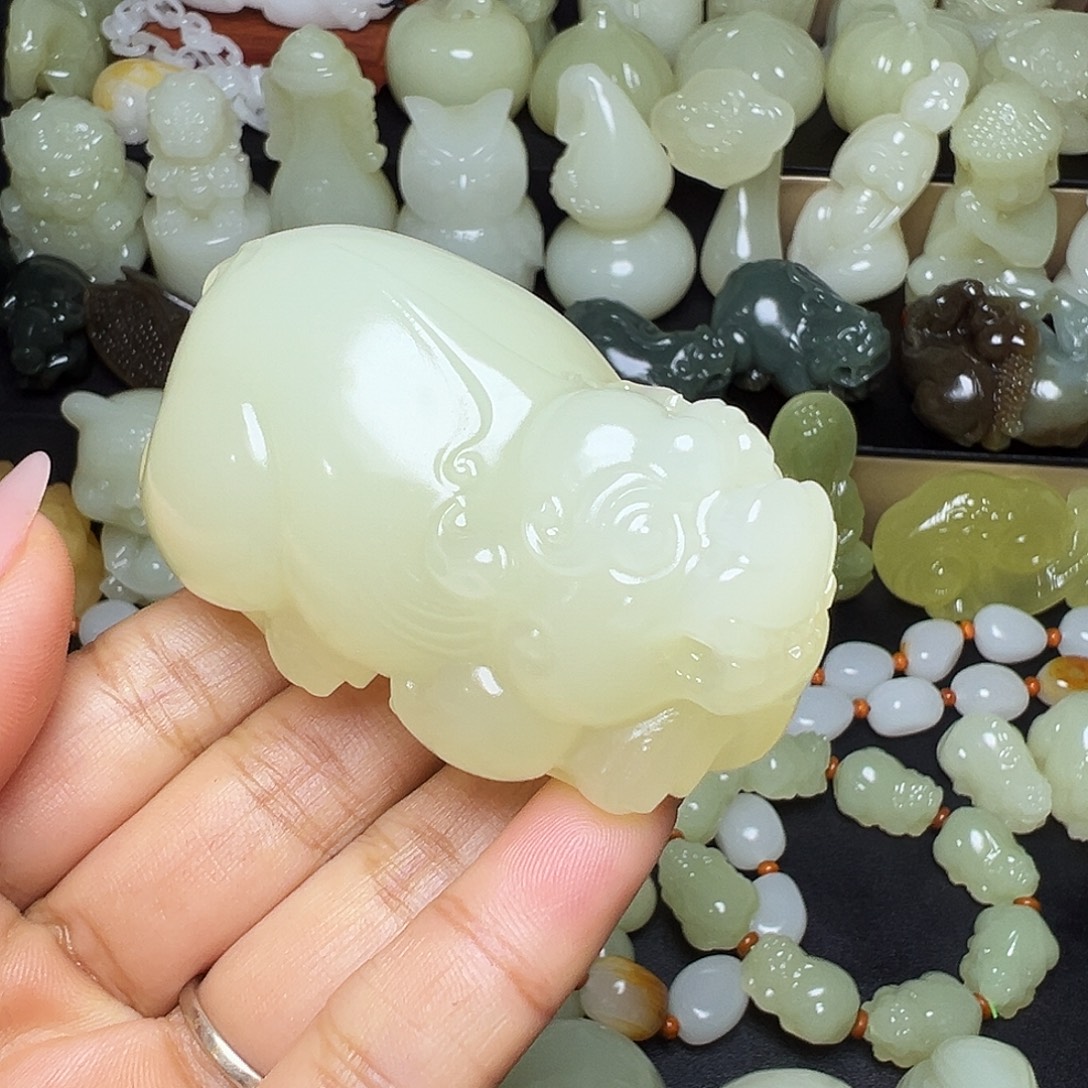 独***月玉新疆天然精品料子