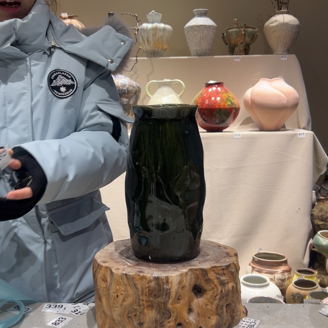 景德镇高温陶瓷花瓶摆件915花瓶摆件