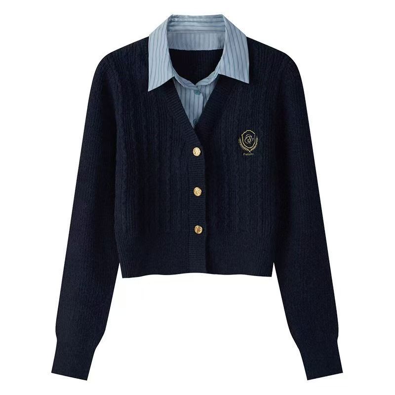 （品牌折扣）秋冬秋冬学院毛针织